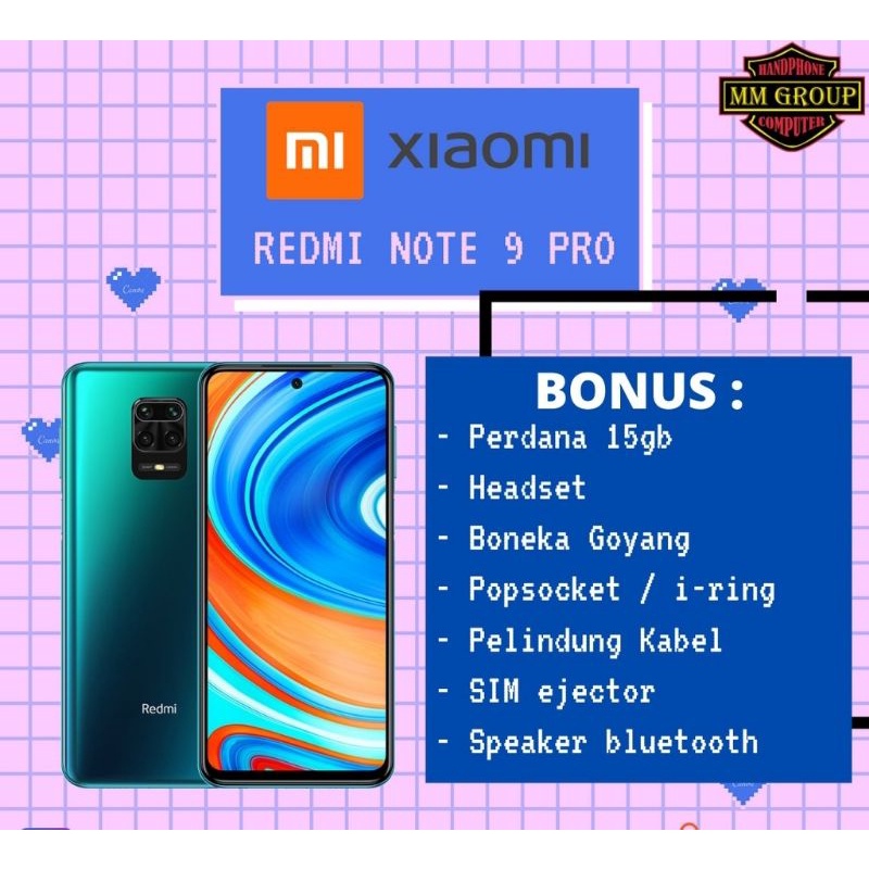 HP XIAOMI REDMI NOTE 9 PRO RAM 6/64GB & 8/128GB