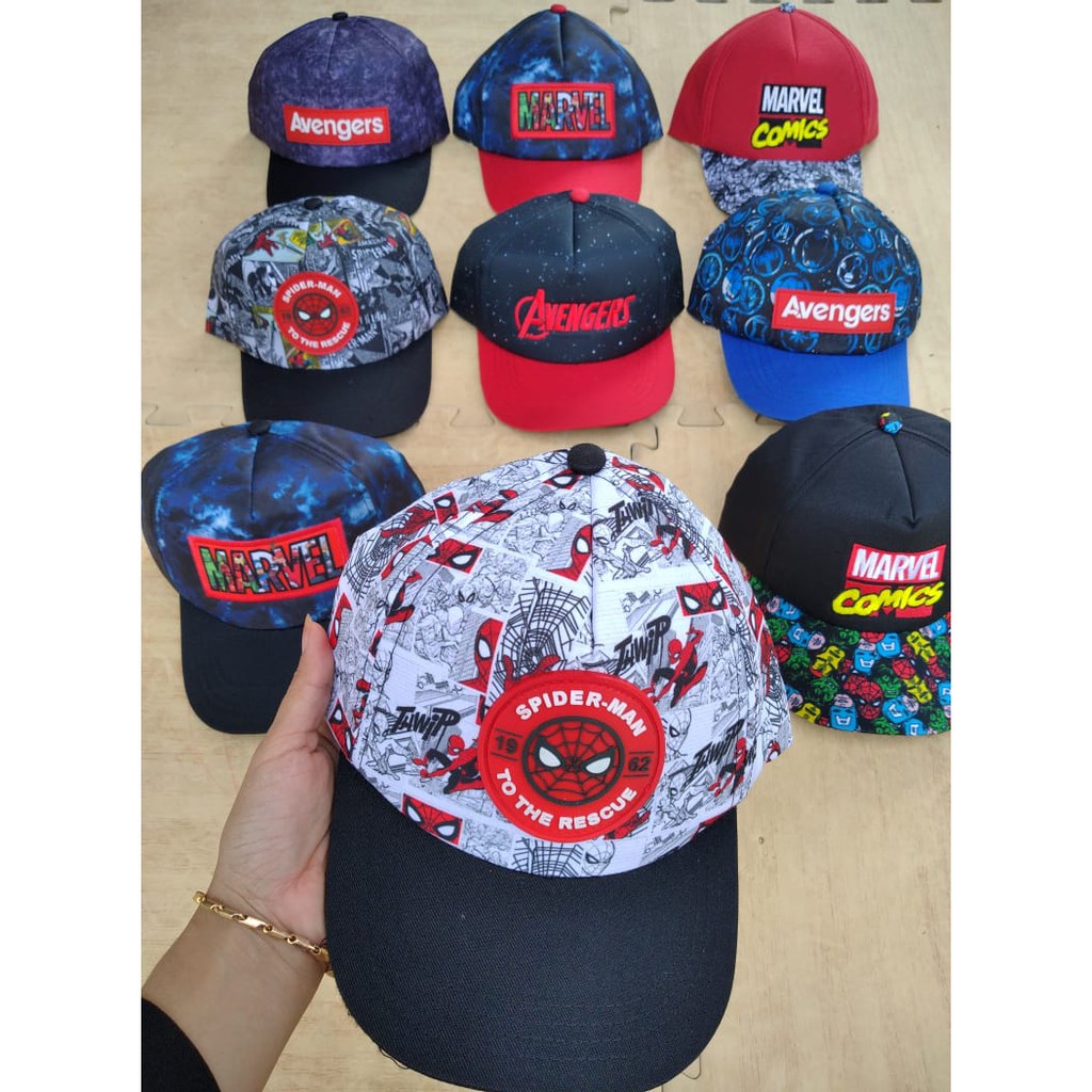 TOPI ANAK MARVEL ORI STAR WARS SPIDER AVENGERS IRONMAN DLL
