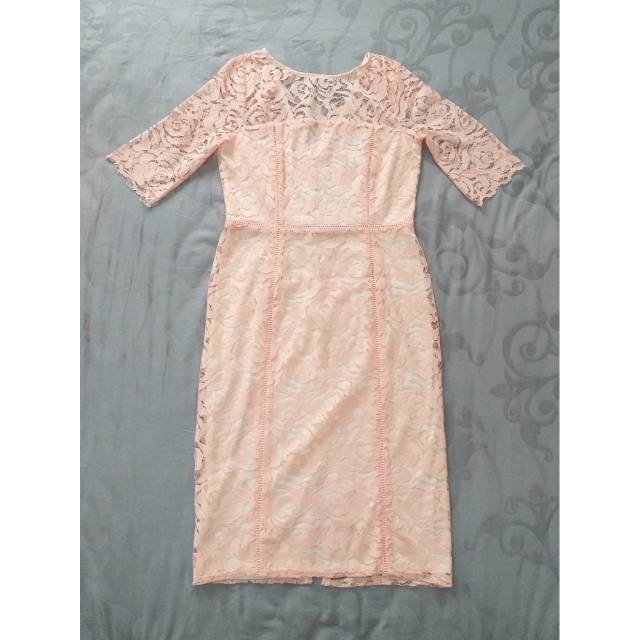 Midi Dress | Dress Pesta | Brokat Salem Elegan