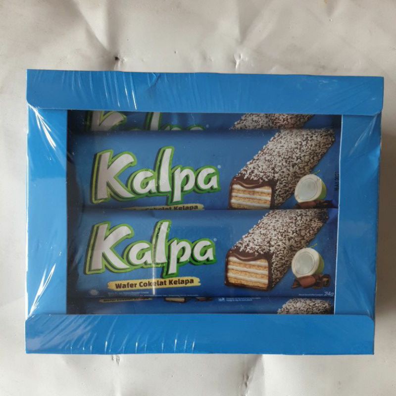 

Kalpa Wafer Cokelat Kelapa @24gram 1 pak isi 12