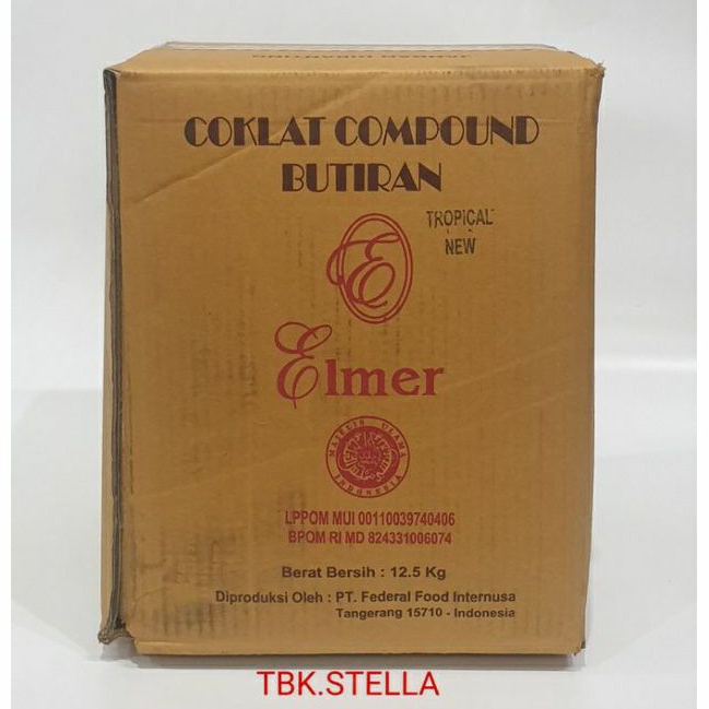 

ELMER MESES COKLAT BUTIR COMPOUND 12.5 KG