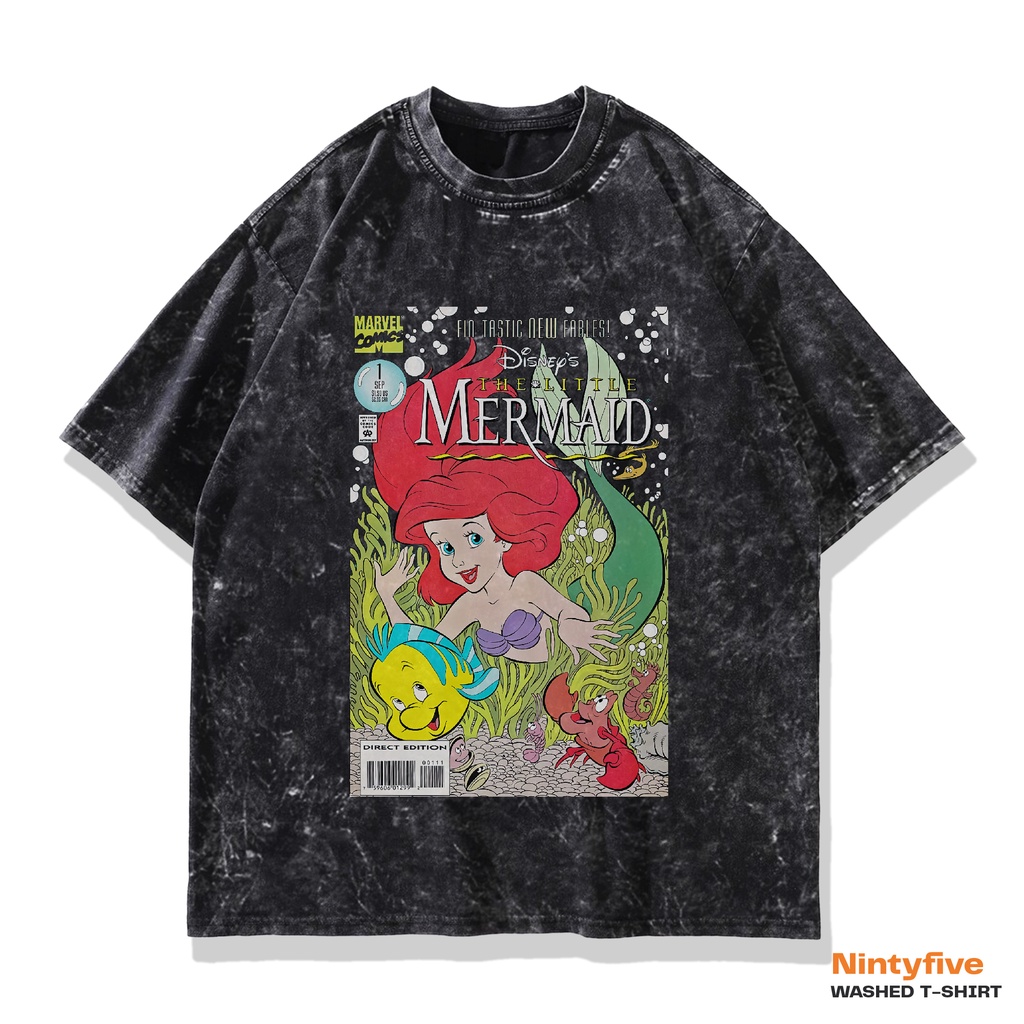 Jual Baju Ariel Disney Pricess The Little Mermaid Washed Oversize ...