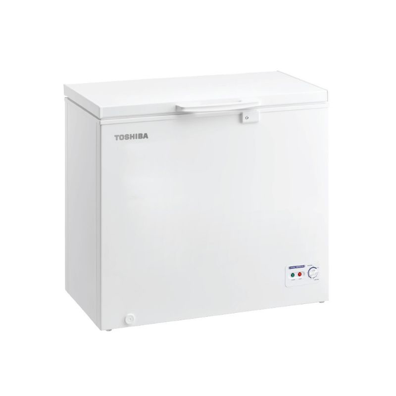 freezer box toshiba CR-A258I/chest freezer/lemari pembeku toshiiba 200 liter