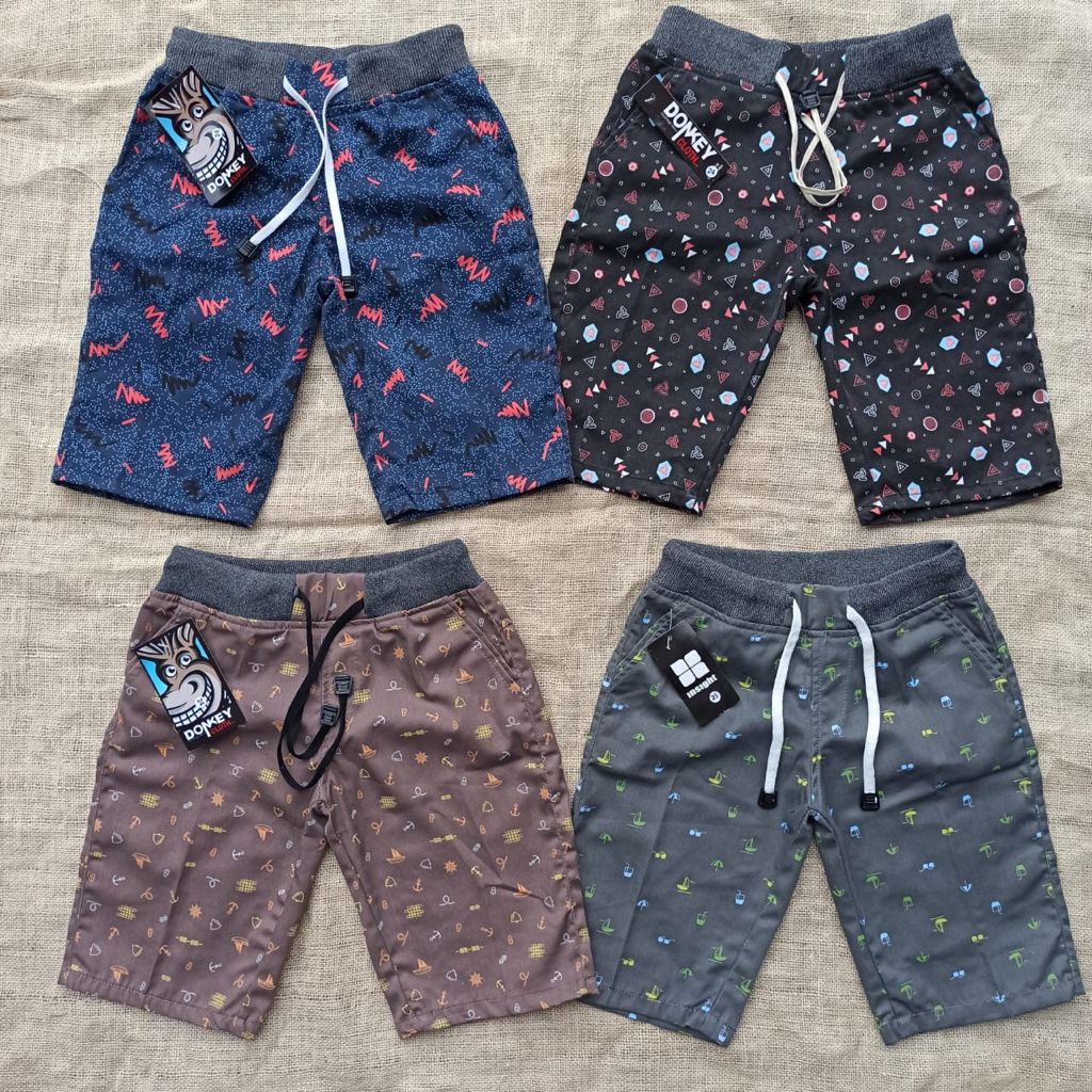 COD celana pendek anak laki-laki dan perempuan motif distro usia 2-10 tahun - kolor anak-anak terbar