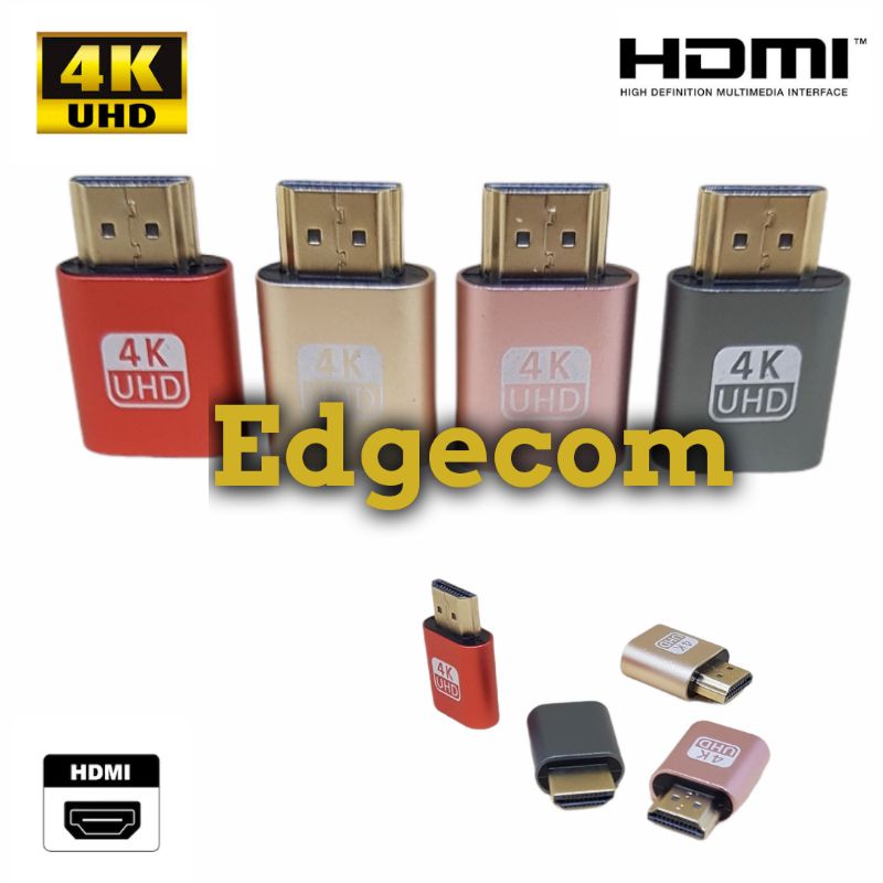 HDMI Dummy Plug 4K UHD