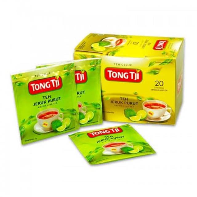

Tong tji teh jeruk purut kaffir lime tea isi 20 kantong dengan amplop