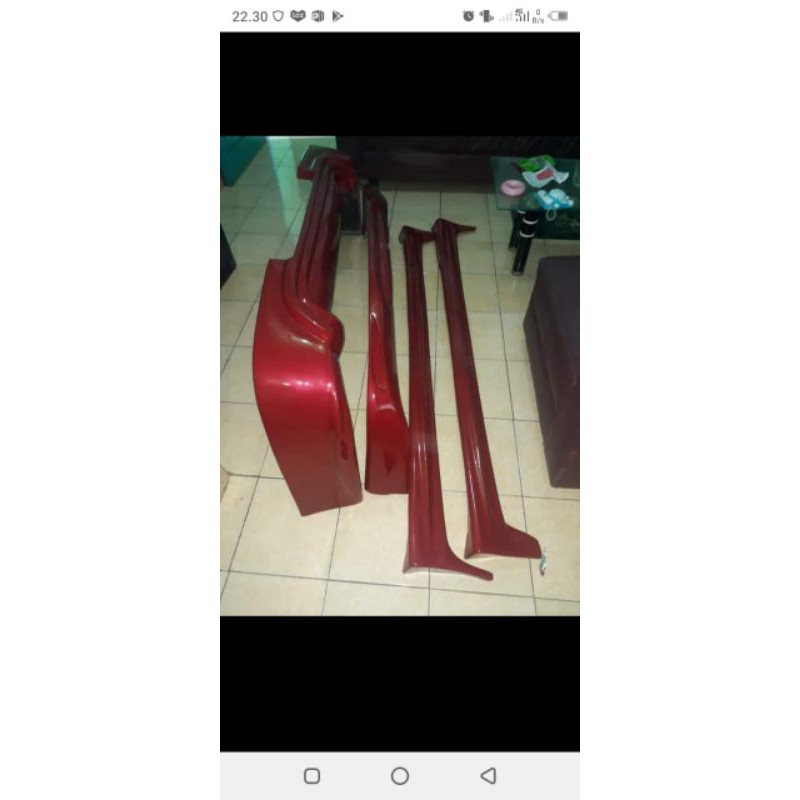 bodykit timor merah metalik
