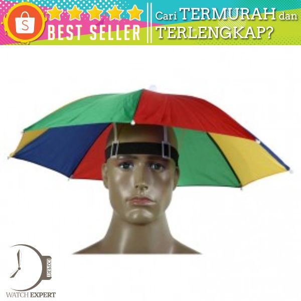 Bisa COD Topi Payung Umbrella Hat - W655N8413 Multi-Color