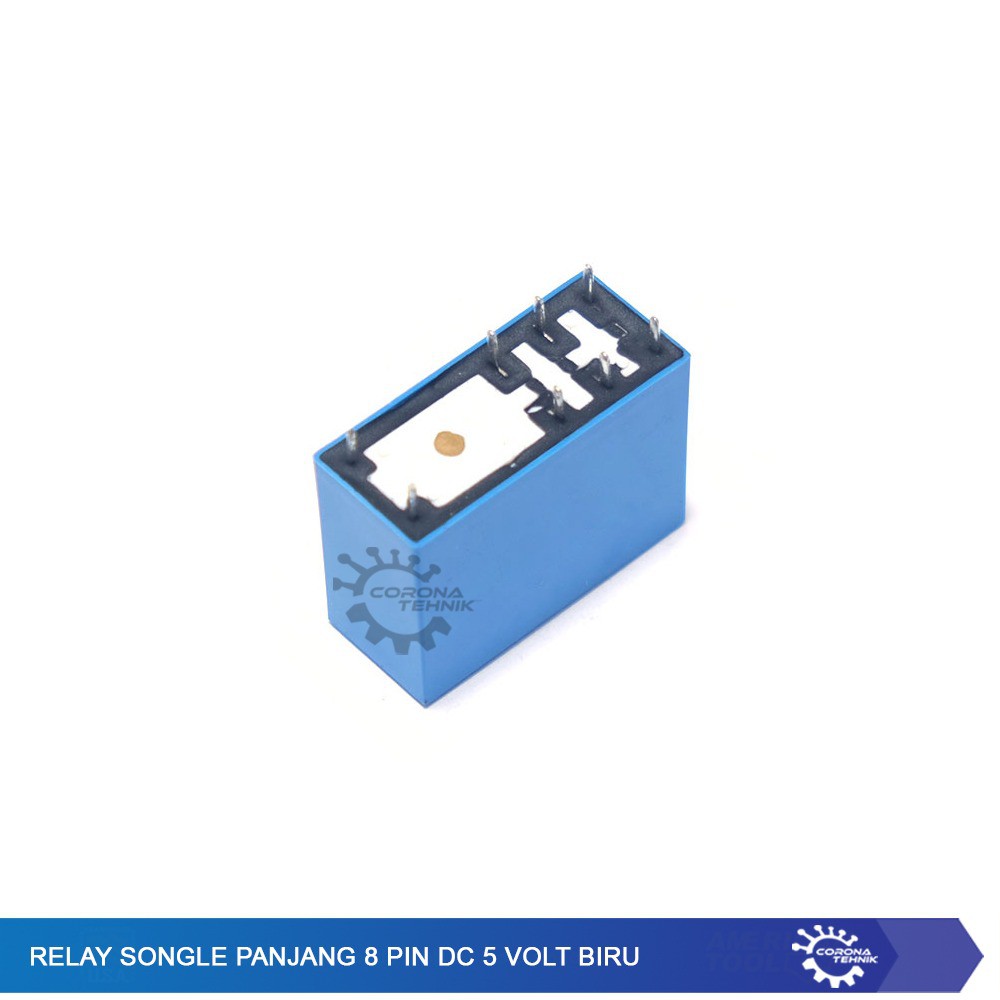 Relay Songle Panjang 8 Pin DC Biru