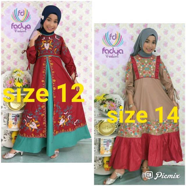 Dress anak ORI Fadya