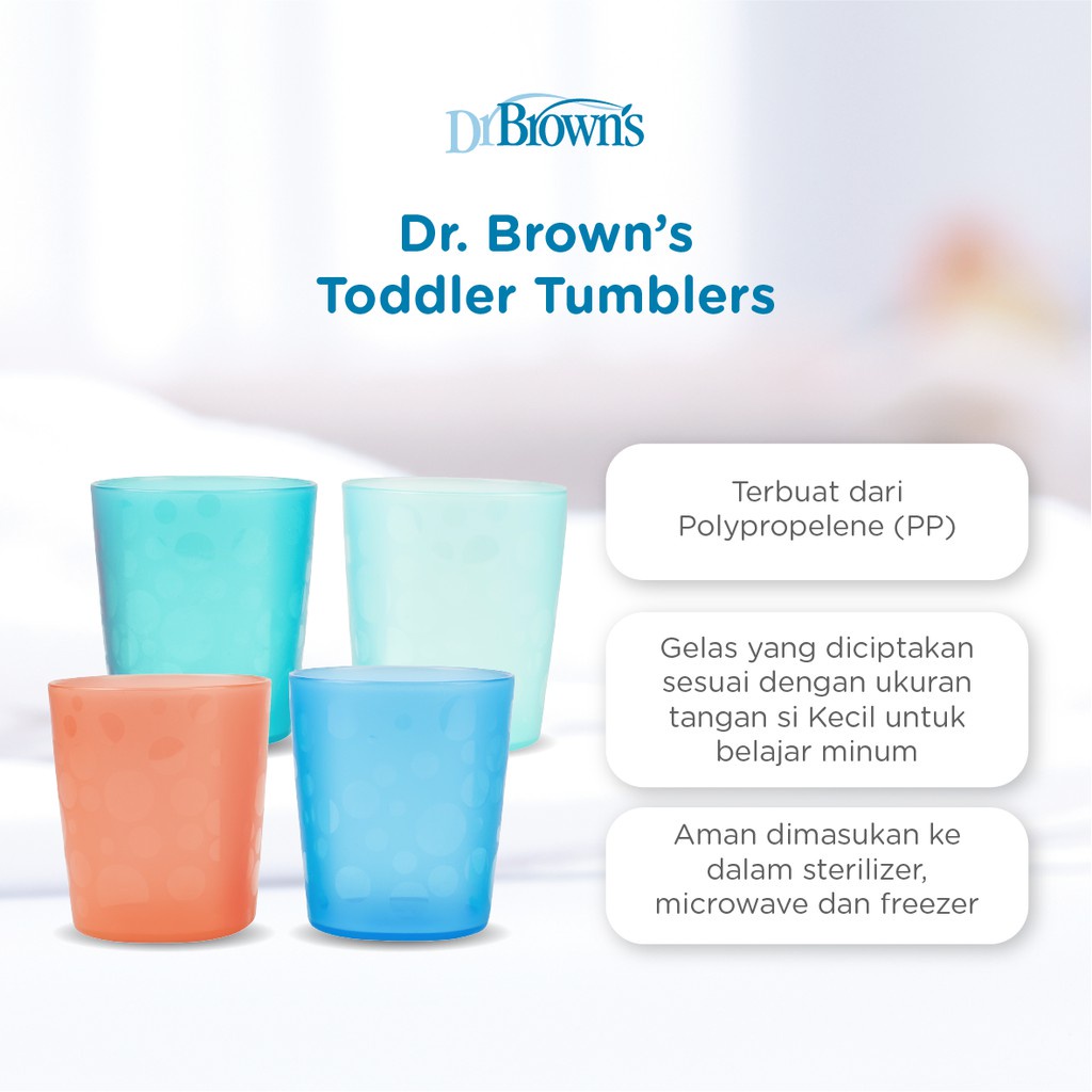 DR BROWNS TODDLER TUMBLERS / GELAS MINUM ANAK/ GELAS