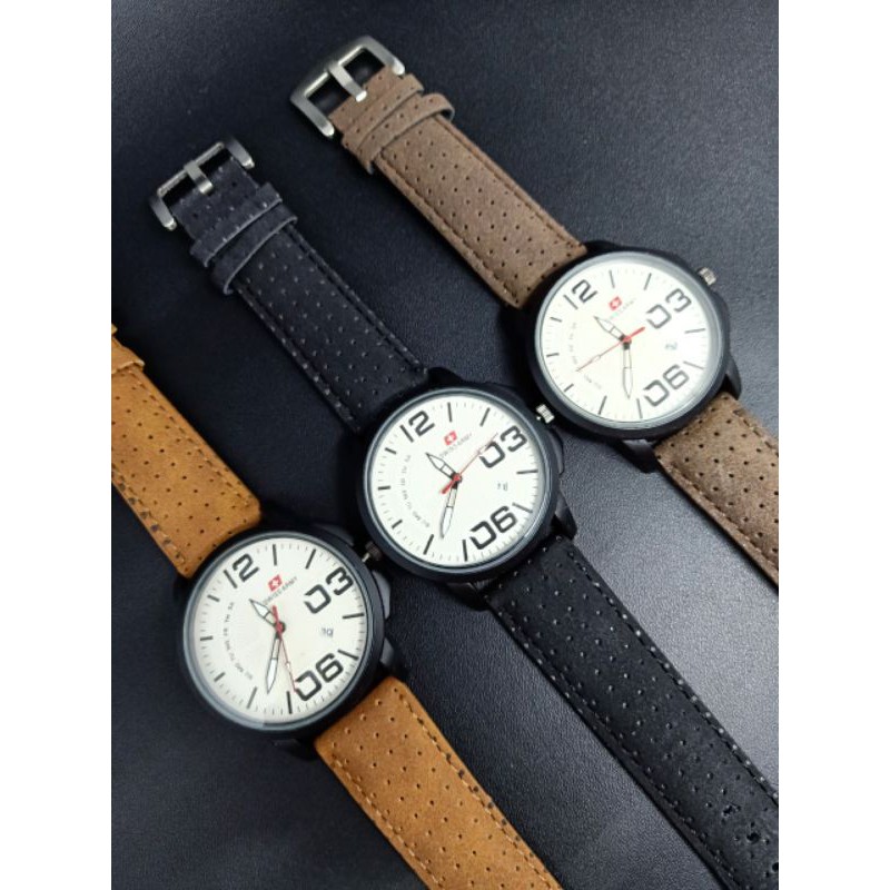 jam tangan pria&wanita/jam tangan keren,bahan tali kulit