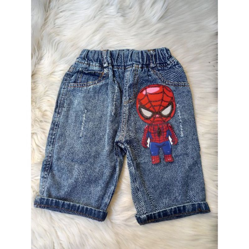 SONTOG JEANS LED (NYALA) SUPERHERO/SONTOG JEANS ANAK