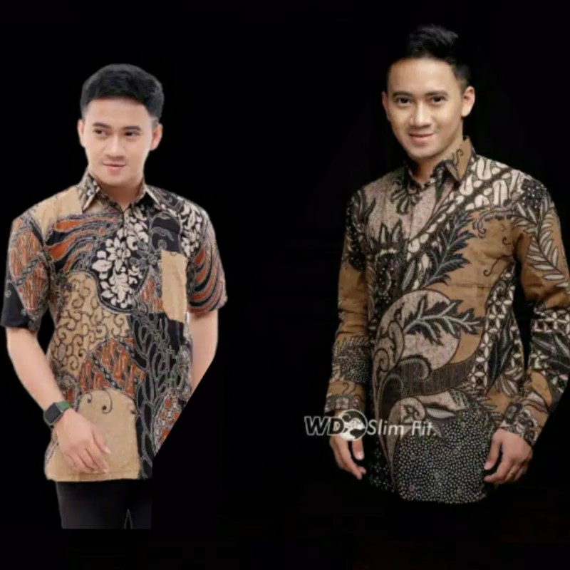 Baju Batik Pria Kemeja Batik Pria Lengan Pendek Size M L Xl Xxl