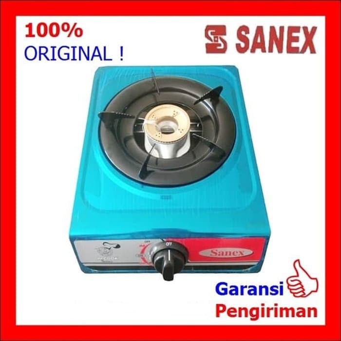 Kompor Gas Sanex K-808S Stainless 1 Tungku - Anti karat Kompor Murah Berkualitas