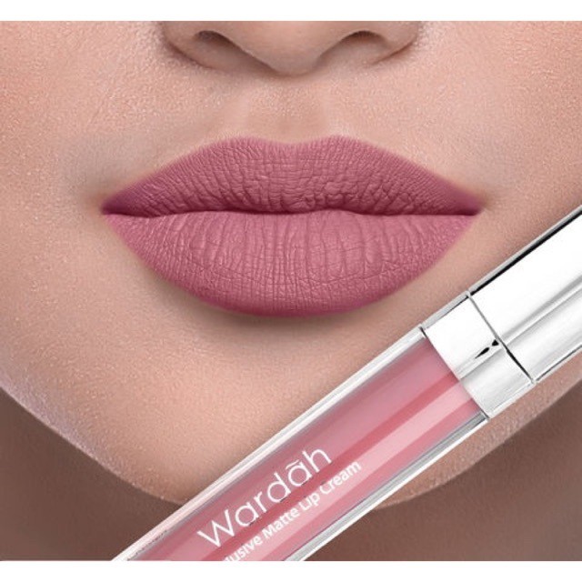 Wardah Exclusive Matte Lip Cream Original No.9 (Mauve On)