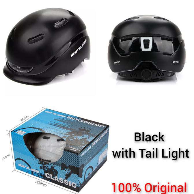 Trendi Gub City Plus Helm Helmet Tail Light Lampu Belakang Sepeda Lipat Pro - Grey, L Sale
