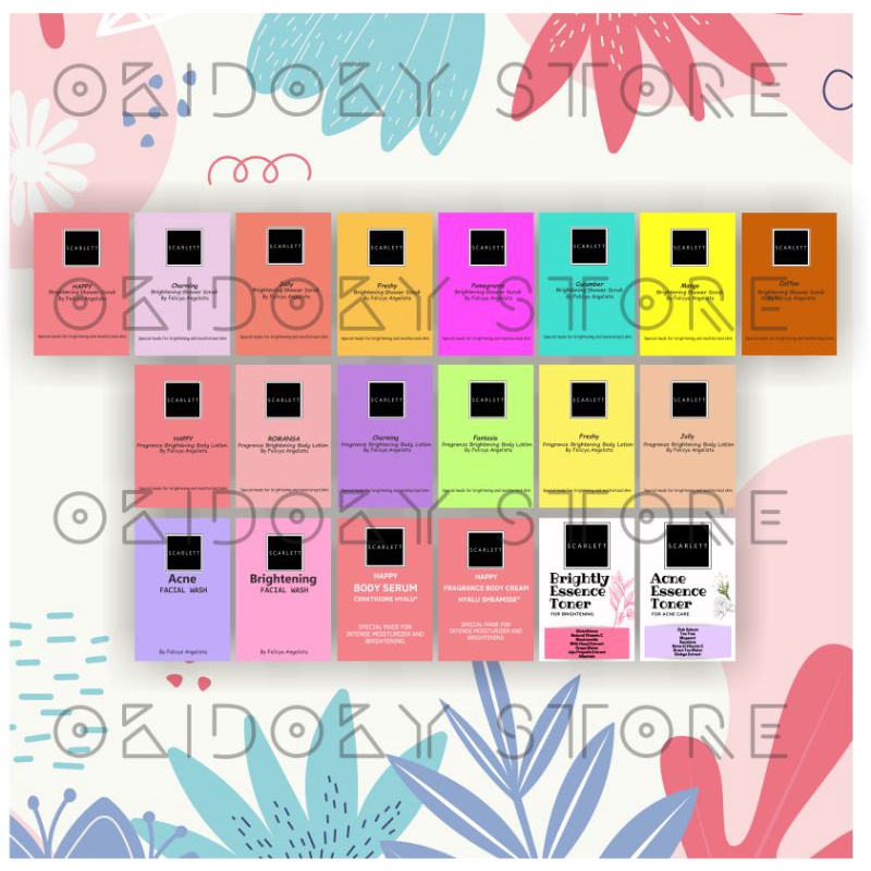 

LABEL STIKER SCARLETT | LABEL SHARE IN JAR CUSTOM