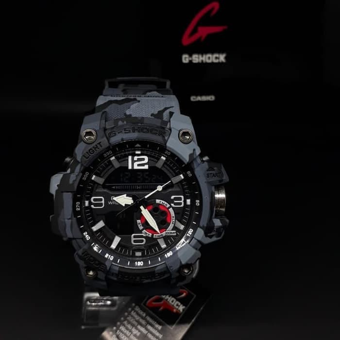 JAM TANGAN PRIA G SHOCK GG//1000 KOMPAS HITAM LORENG