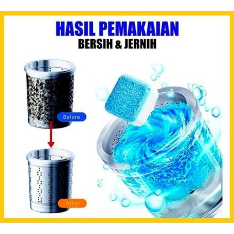 MJ88 Tablet Pembersih Mesin Cuci / Deep Cleaning Washing Super murah