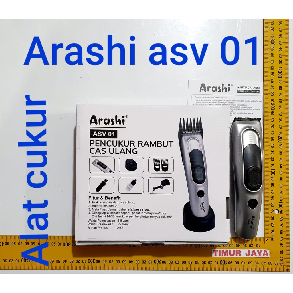 Arashi Alat Pangkas Hair Clipper Pencukur Rambut ASV 01