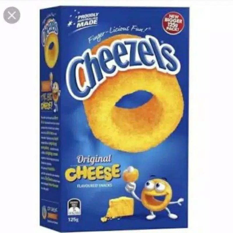 

Big Box 125g Australia Cheezels Original Ring Cheese Snack 125 Gram Snek Aussie Oz