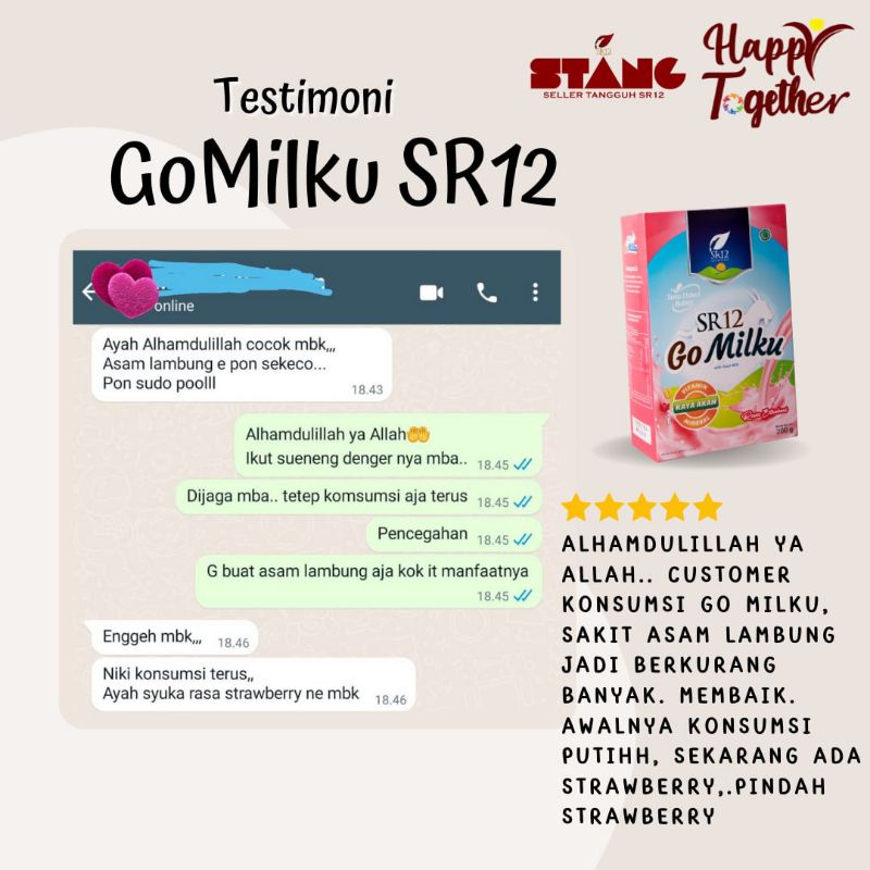 GO MILKU SR12 STRAWBERRY 200GR / GOMILKU SR12 SUSU ETAWA / SUSU KAMBING KUALITAS PREMIUM / GOAT MILK / PENAMBAH NAFSU MAKAN ANAK / SUSU UNTUK GEMUK / CARA MENAIKKAN BERAT BADAN