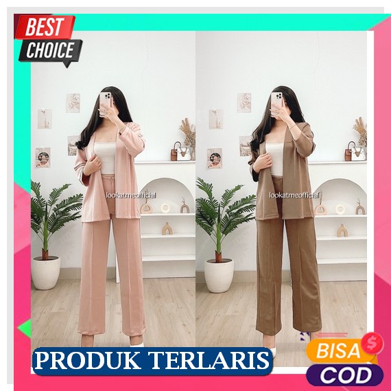 Stelan Blazer Wanita Rok Pendek / Setelan Jas Wanita / Blazer / Stelan Blazer / Stelan Blazer Murah 