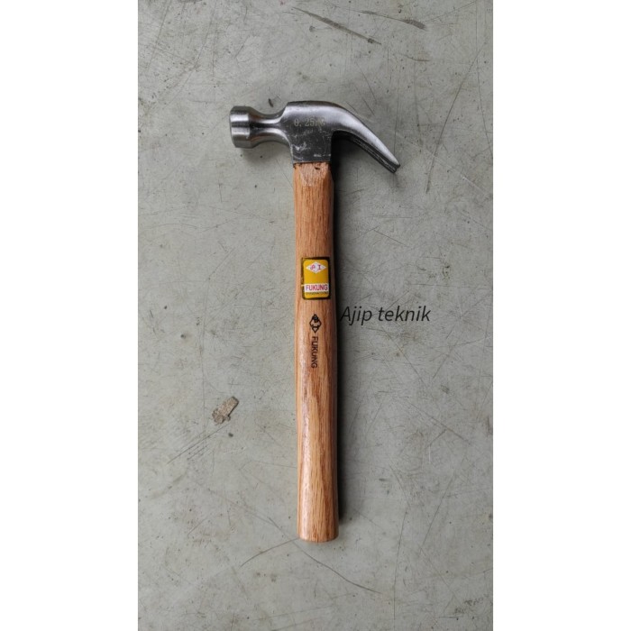 Palu Kambing FUKUNG Gagang kayu 025/ Claw Hammer FUKUNG