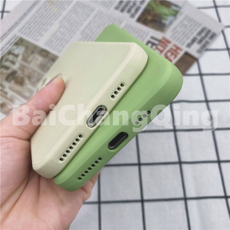 New Luxury Original Square Liquid Silicone Soft Case for IPhone 11 Pro X XR XS Max  SE2020 12 Color Phone Cover