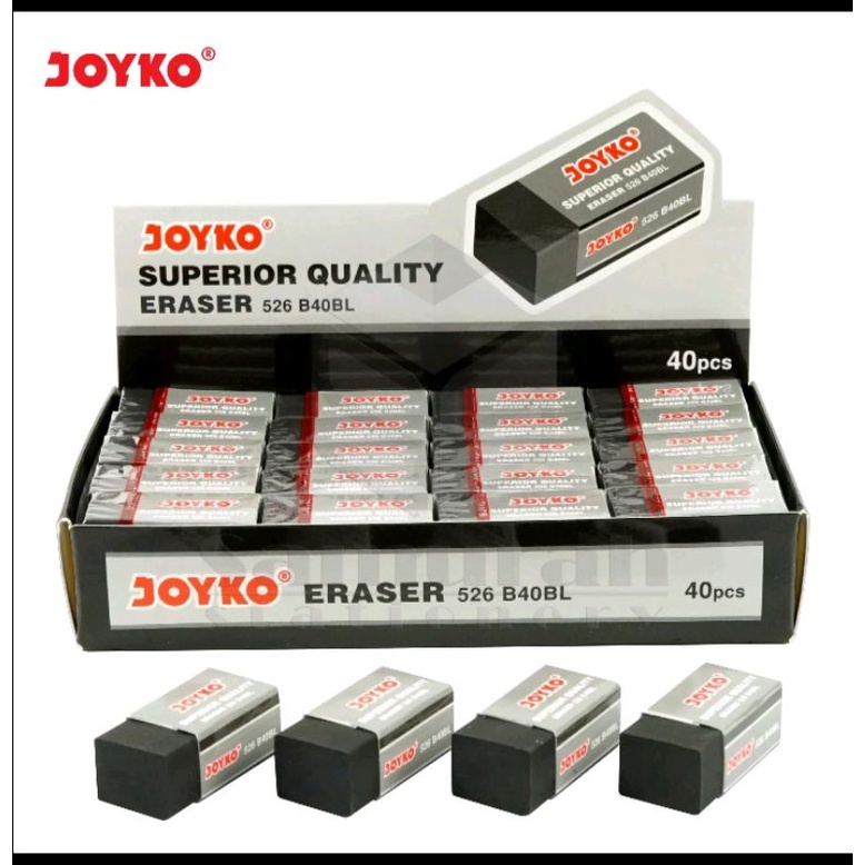 

penghapus pensil kecil hitam joyko 526 b40 p