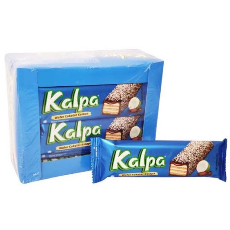 

MURAH Kalpa Wafer Coklat Kelapa isi 12 pcs SNACK RENCENG BOX CAMILAN ORIGINAL