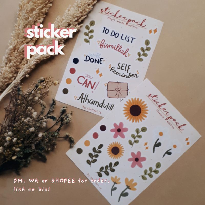 

STICKER MUSLIMAH LUCU SHEET PACK