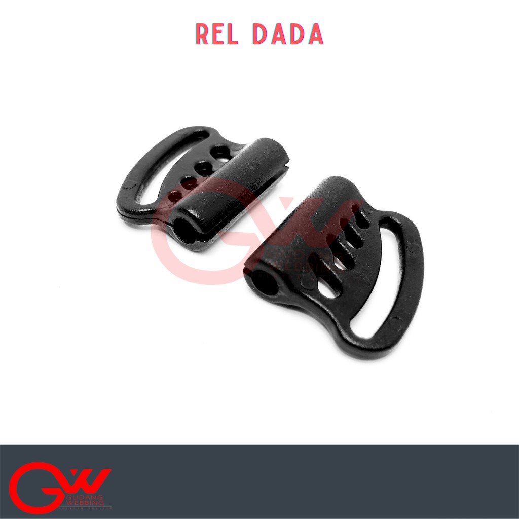 Rel dada Strap Tali Plastik / Buckle Rel Dada 2,0cm Eceran