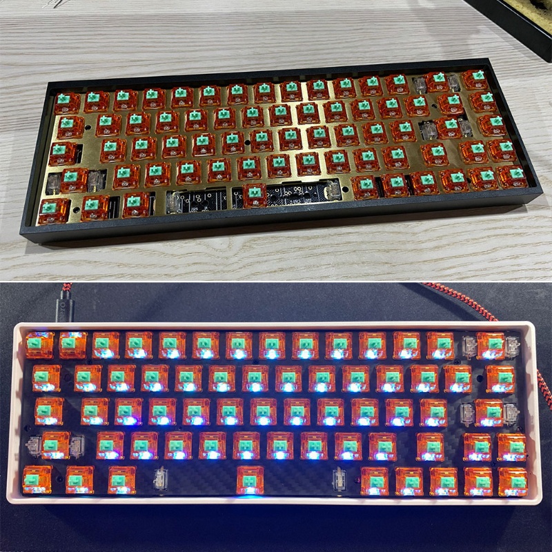 Btsg EQUALZ Tangerine V2 Keywitch Anti Debu Untuk Keyboard Mekanik Axis 5P 62g / 67g