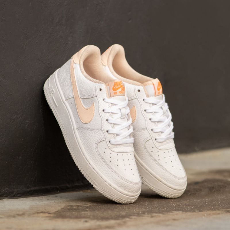 SEPATU NIKE AIR FORCE 1 WHITE PEACH ORIGINAL