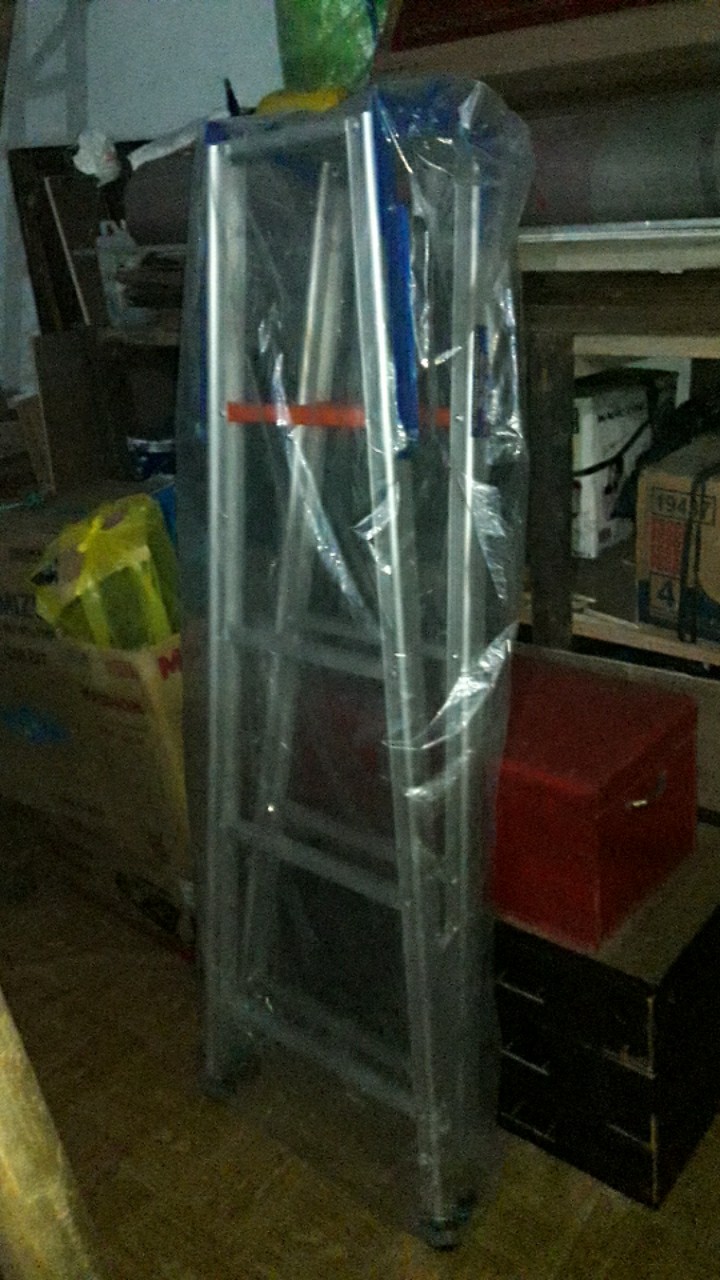Tangga Aluminium Lipat Kuat Kokoh Tebal Murah