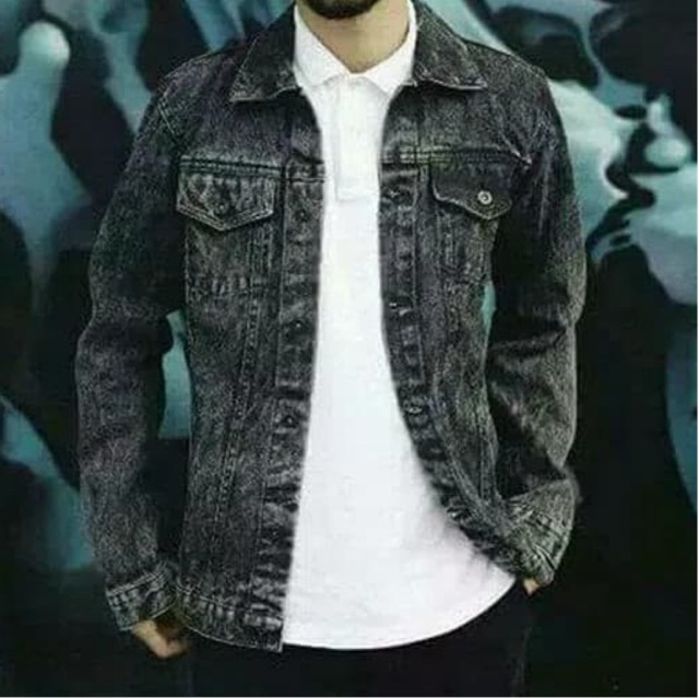 JAKET JEANS SANDWASH | JAKET DENIM PRIA