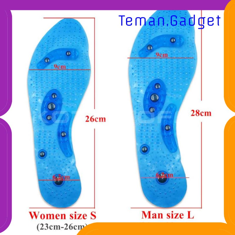 TG-FC028 Sunvo Alas Kaki Sepatu Magnetic Silicone Therapy Massage - Sn17