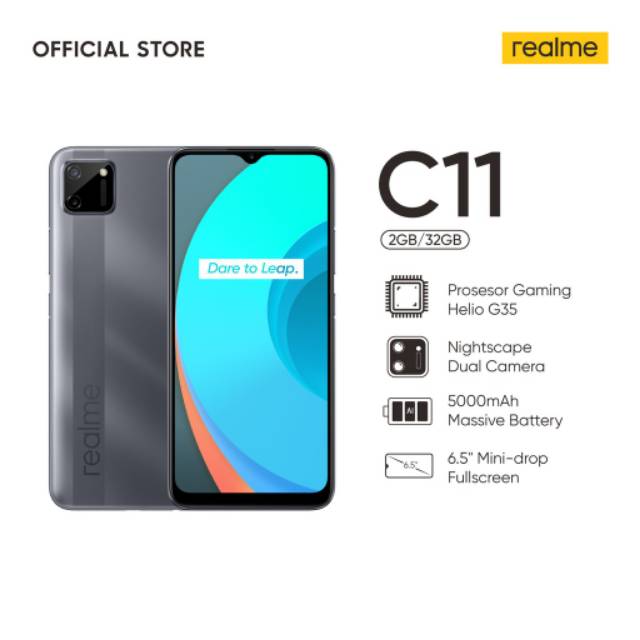 REALME C11 RAM 2/32 GB | C 11 RAM 4/64 GB | NARZO 50i 4/64 GARANSI RESMI REALME INDONESIA