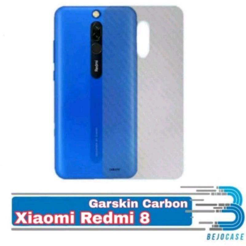 Garskin Skin Karbon Redmi 8 / Redmi 8A / Redmi 8A Pro