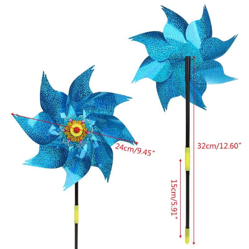 Mary Wind Spinner Kincir Angin Mainan Anak Anak Hadiah Dekorasi Taman Rotasi Glitte