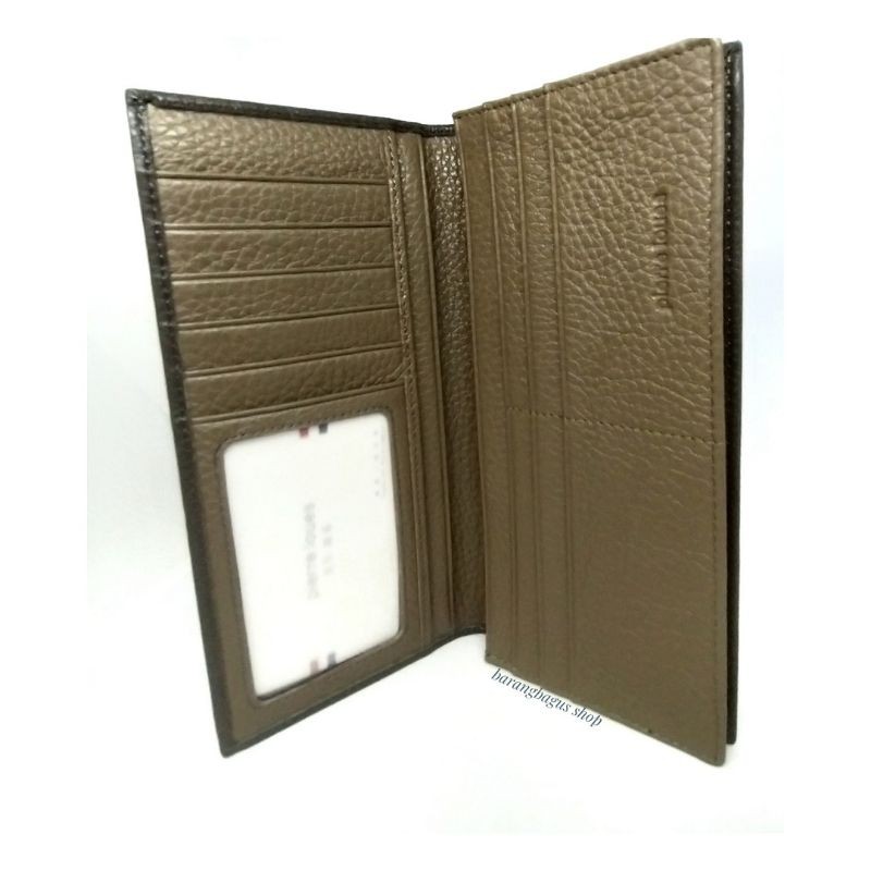 Dompet Panjang Kulit Pria import branded original Pierre loues