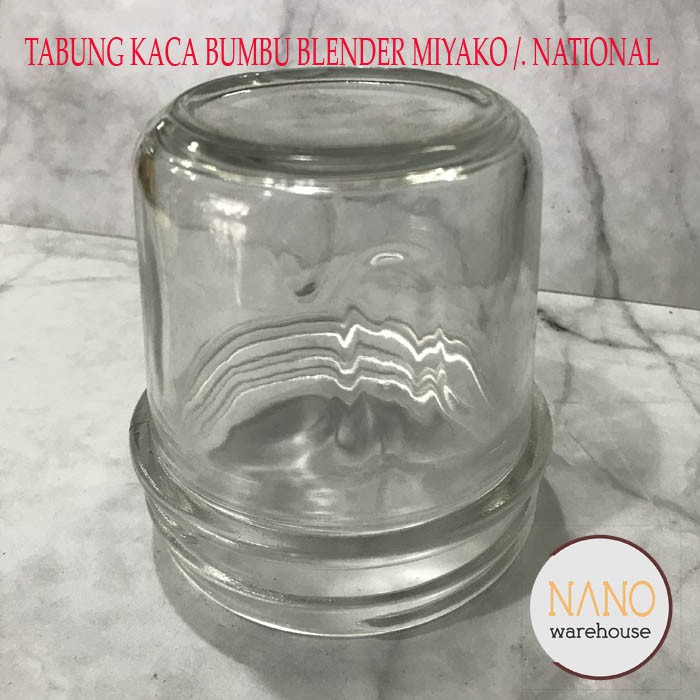 Tabung Botol Kaca Bumbu Cabe Blender Miyako