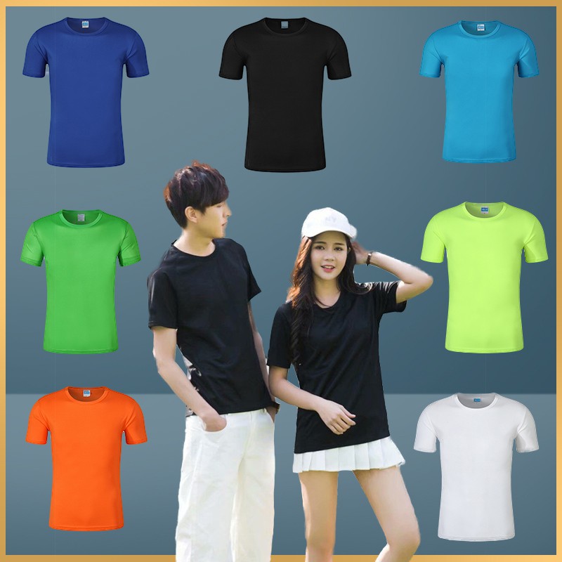 COD ATASAN T-shirt KAOS POLOS LENGAN PENDEK  cocok untuk Pria dan Wanita size M-XXXL