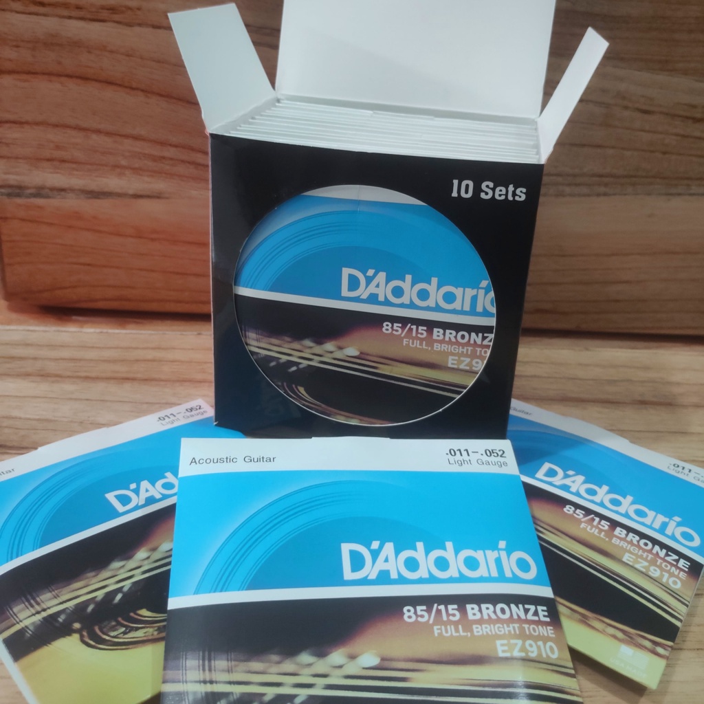 Senar gitar akustik D'Addario 011-052•aksesoris gitar•tali gitar
