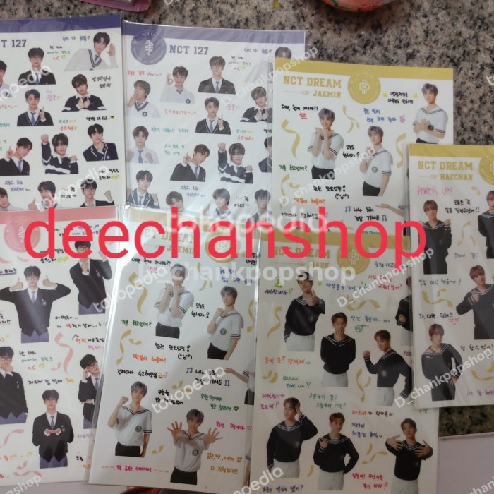 

Limited Ready Stok Official Nct 127 &Dream Stiker Back To School Limited