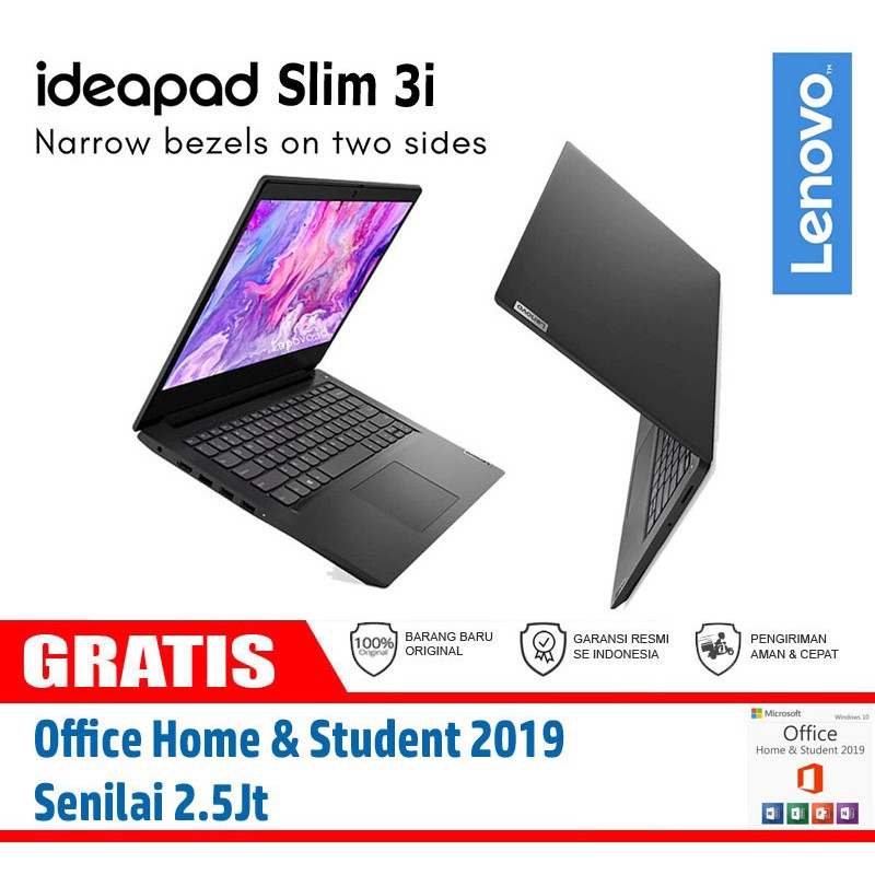 Lenovo Ideapad Slim 3i Intel Core i5 11357G 8GB RAM 512GB SSD Iris Xe/Nvidia MX350