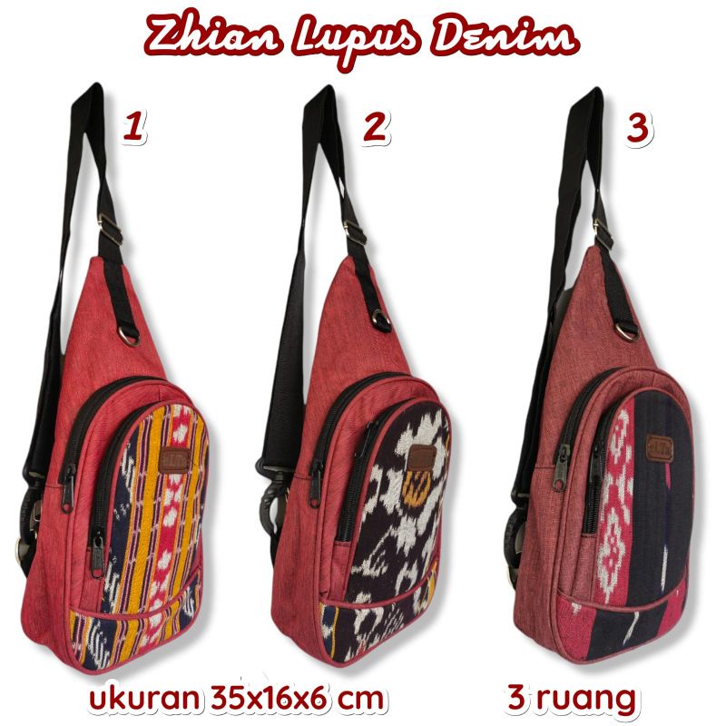 Tas lupus tenun ikat