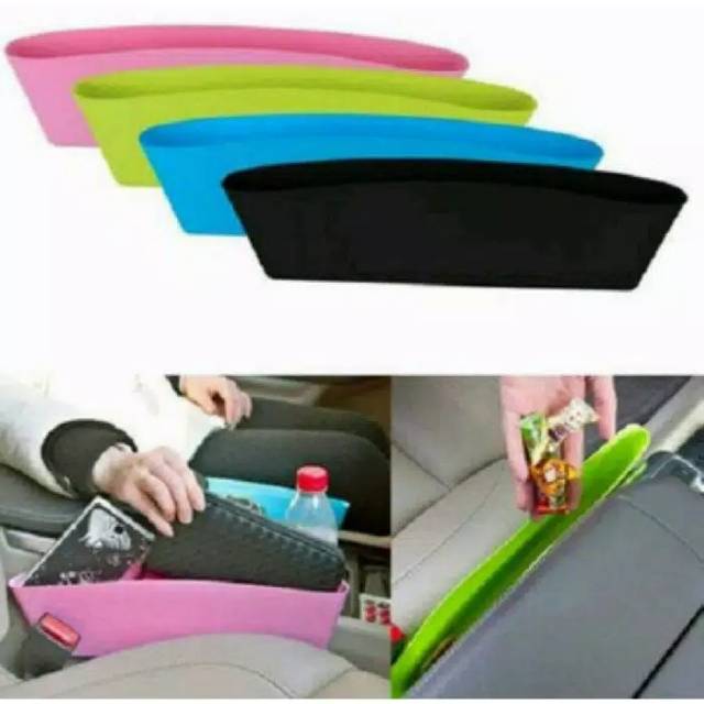 (NCS) Rak Mobil Selipan Tempat Sisi Kursi / Car Seat Gap Storage Organizer Side Box Samping Jok pocket